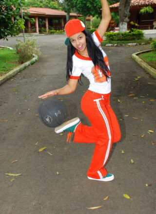 Gigi Spice Is A True Fan And Masturbates In The Name Of Sports