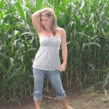 Blueyed Cass Gets Naked In A Cornfield