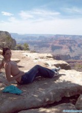 Carlotta Champagne Naked At the Grand Canyon