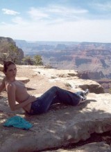Carlotta Champagne Naked At The Grand Canyon