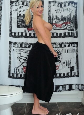 Lacey Brooks - Black Towel