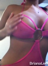 Briana Lee - Sexy Pink Outfit