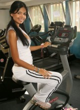 Karla Spice Is All Warmed Up At The Gym And Decides To Take Her Jumpsuit Off