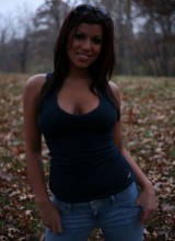 Briana Lee Strips In The Leaves,