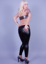 Lynn Pops With Her Spandex Pants And Top On. The Hottest Fetish Model You Will Find