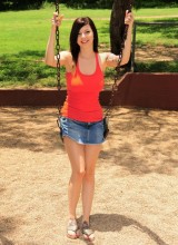 Ivy Snow Spends Her Afternoon Naked Having Some Fun At The Neighborhood Park