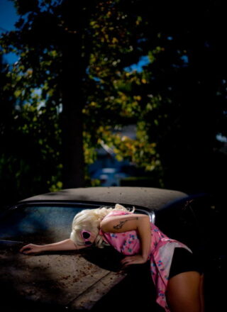 Check Out Lynn Pops In A Day In Her Pink Dress. Titties And Ass