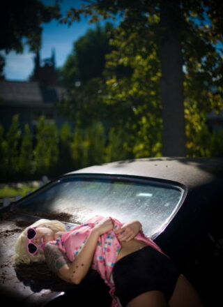 Check Out Lynn Pops In A Day In Her Pink Dress. Titties And Ass