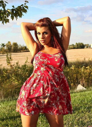 Briana Lee - Red Dress