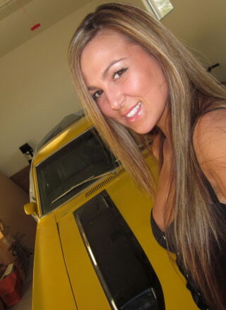 Sexy Craving Carmen Takes Candid Pictures Of Herself On A Shelby Cobra