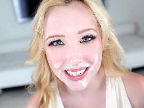 Amateur Allure: Sexy Samantha Rone Blows Dick And Gets Facial | Web Starlets