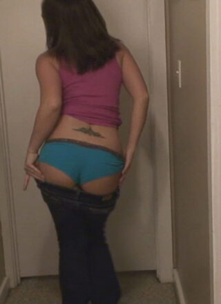 Blueyed Cass - Gray Bra And Panties Strip