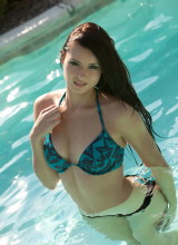 Natasha Belle Having Fun In Pool