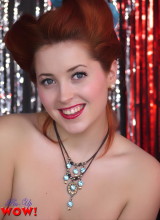 Pin-up Wow: Curvy Lucy V Treats You To An Old Fashioned Burlesque Sexy Striptease