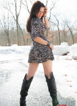 Ann Angel Xxx - Dress In The Snow