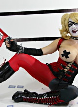 Kayla Kiss Dressed As Harley Quinn