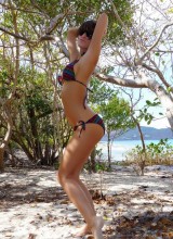 Femme Fetish Posing In Bikini At The Beach
