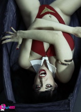 Kayla Kiss Shows You Her Dark Side....as Vampirella!