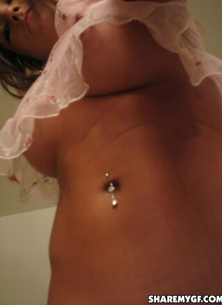 Share My GF: Starr shows off her big fake tits