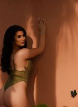 This Is Glamour: Ashleigh Gee In Sexy See Through Bodysuit