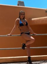 Sarah Mcdonald Posing In Her Bikini