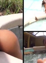 Bailey Knox And Misty Gates Ride Hot Tub Jets