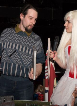 Jeny Smith - High Heels Upskirt Flashing At Cosplay Event