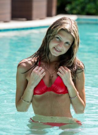 Gina Gerson - Red Bikini