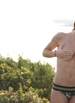 Lovenia Lux - In A Swimsuit On A Mountain