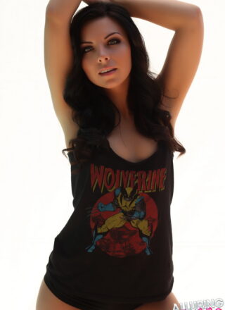 Alluring Vixens: Ashlin - Perky Babe Teases With Her Perfect Boobs In A Tank Top