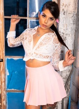 Twistys: Gina Valentina - Pink Skirt