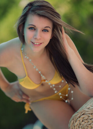 This Years Model: Penny - Teen Girl In Gold