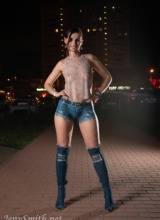 Jeny Smith - Body Painted Shorts 4