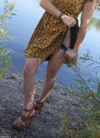 Meet Madden - Velvet Thong In The Park 5