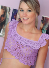 This Years Model: Jewel in Purple Knit 5