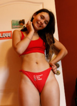 Zishy: Miki Pedangen in Red Underwear 11