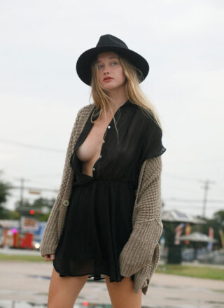 Zishy: Moon Torrance Black Dress 6