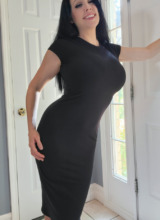 Kayla Kiss - Sexy Black Dress 1