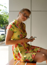Zishy: Sybil Kuechler in a Summer Dress 1