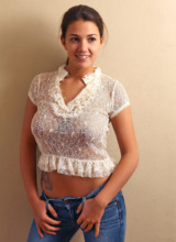 Cosmid: Jaycee West Sheer Lace Shirt  2