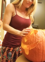 Meet Madden - Pumpkin Carving 9