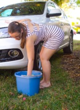 Cosmid: Tiffany Washing The Audi  2