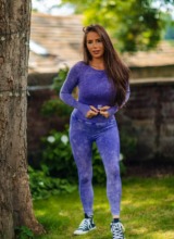 Skin Tight Glamour: Laura Hollyman - Purple Haze 5
