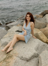 Zishy: Madeline Escobar at the Beach 2