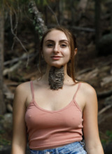 Zishy: Penelope Kay Shows Pussy in Nature 4