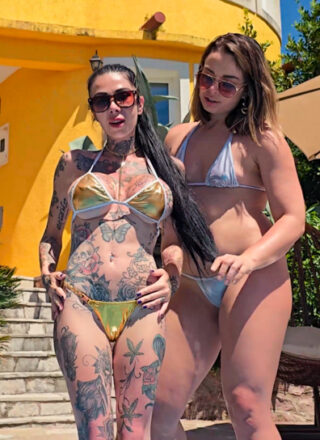Evil Angel: Megan Inky loves fucking Sophia Burns tight ass!
