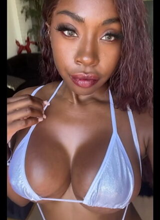 Amari Anne - Tiny white bikini